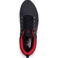 Skechers Vapor Foam Varien Des Baskets Hommes En Textiles Noir/Rouge