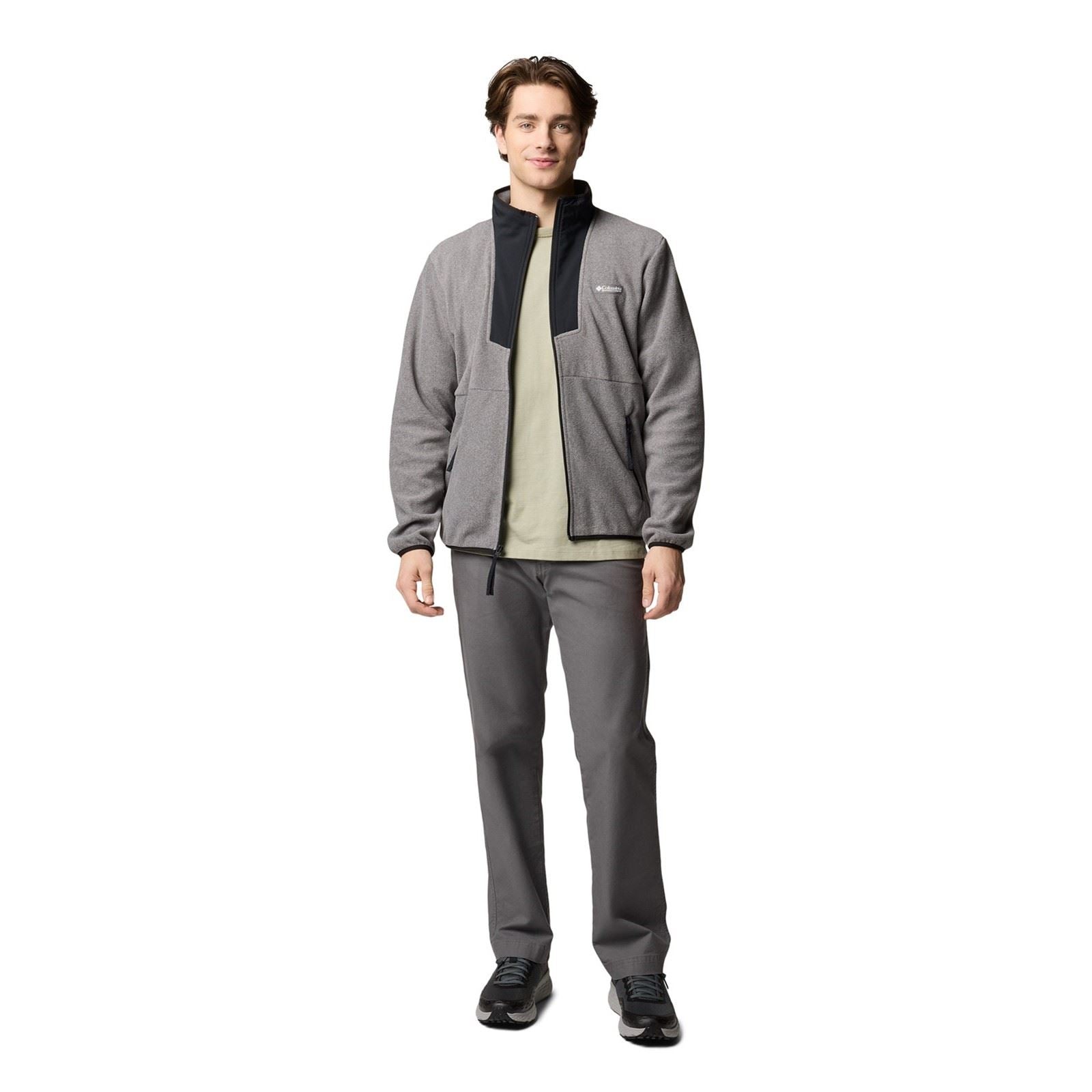 Columbia Sequoia Grove Full Zip Veste En Polaire Grise Pour Homme