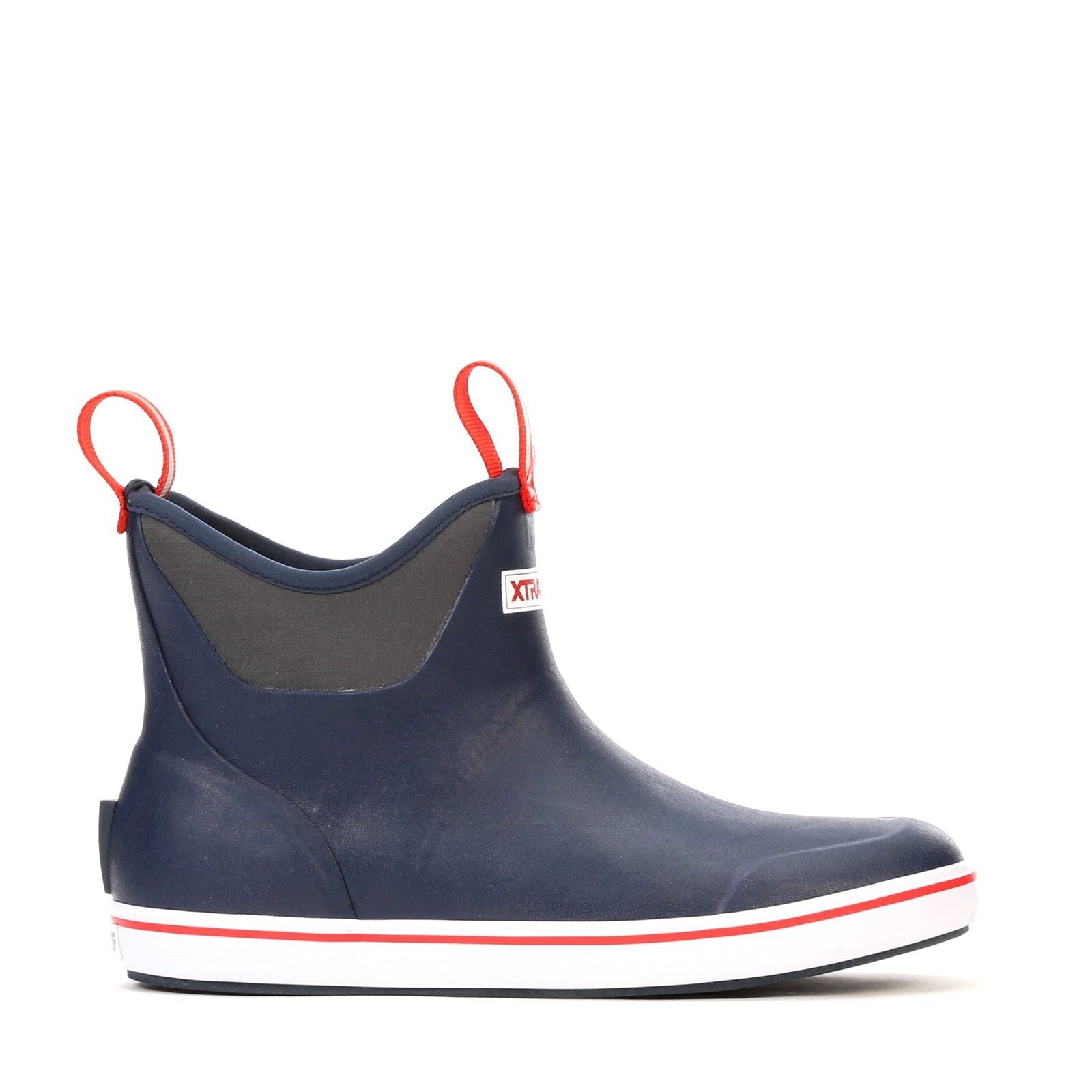 Xtratuf Bottes En Caoutchouc Wellington Marine/Rouge À Tige Courte