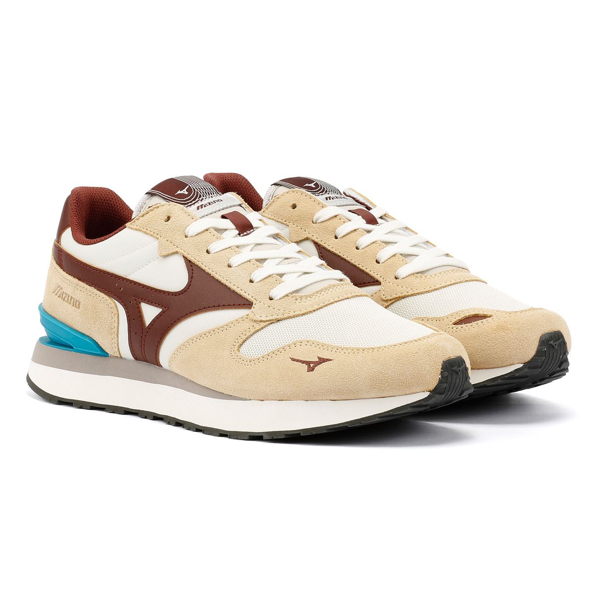 Mizuno RB87 Baskets En Daim Beige