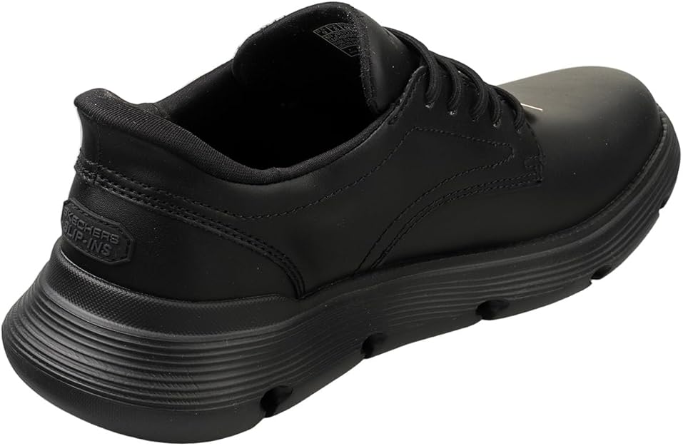 Skechers Garza Duran Baskets En Cuir Noir Pour Hommes
