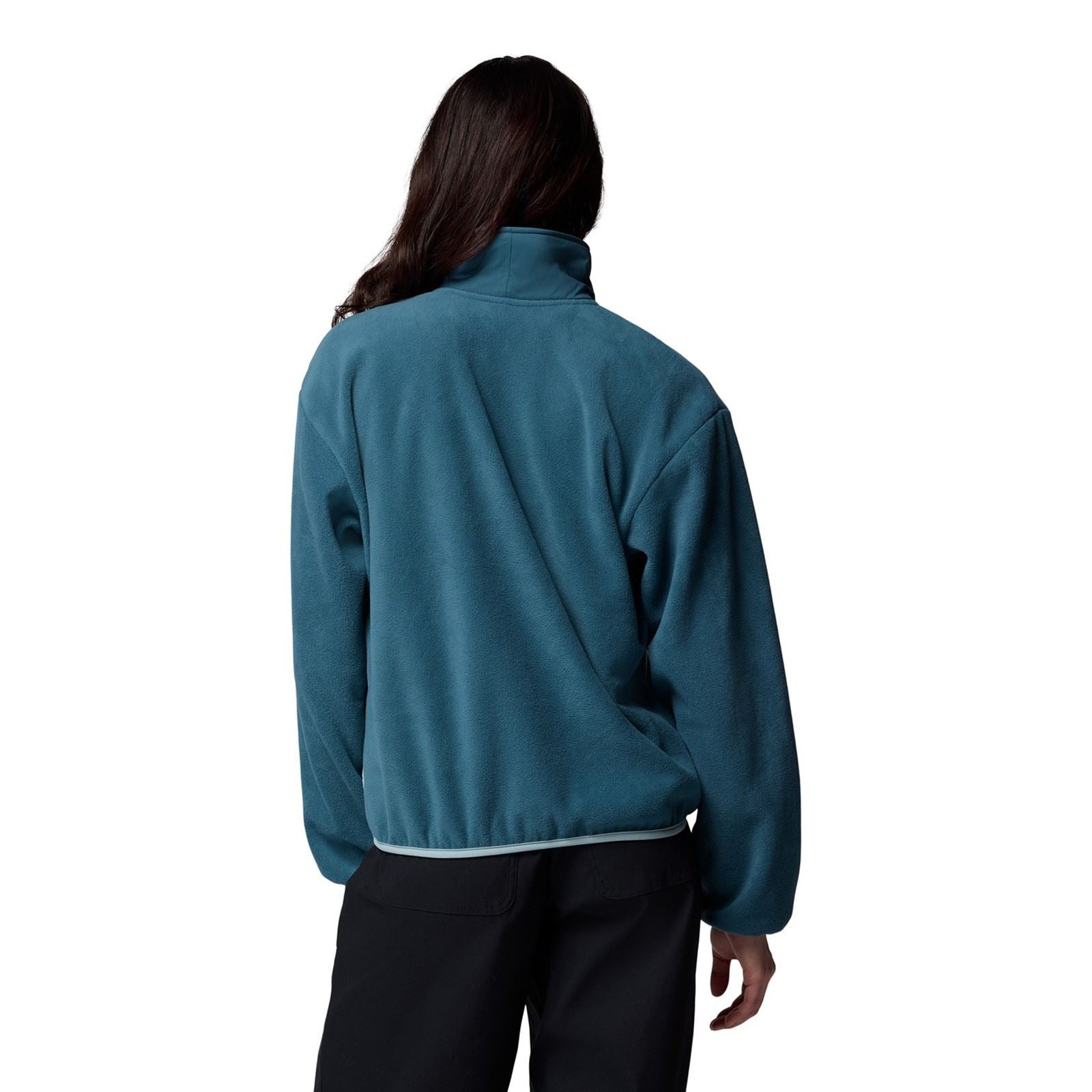 Columbia Sequoia Grove 1/2 Zip Vestes En Polaire Bleues Pour Femmes