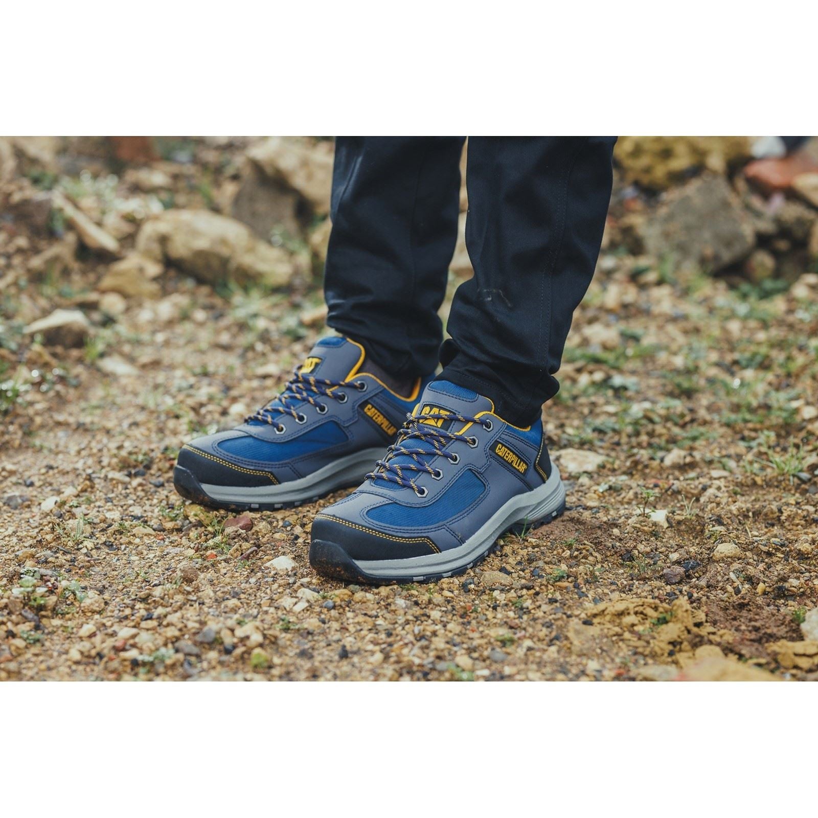 Caterpillar Baskets De Sécurité Synthétiques Marines Elmore Low