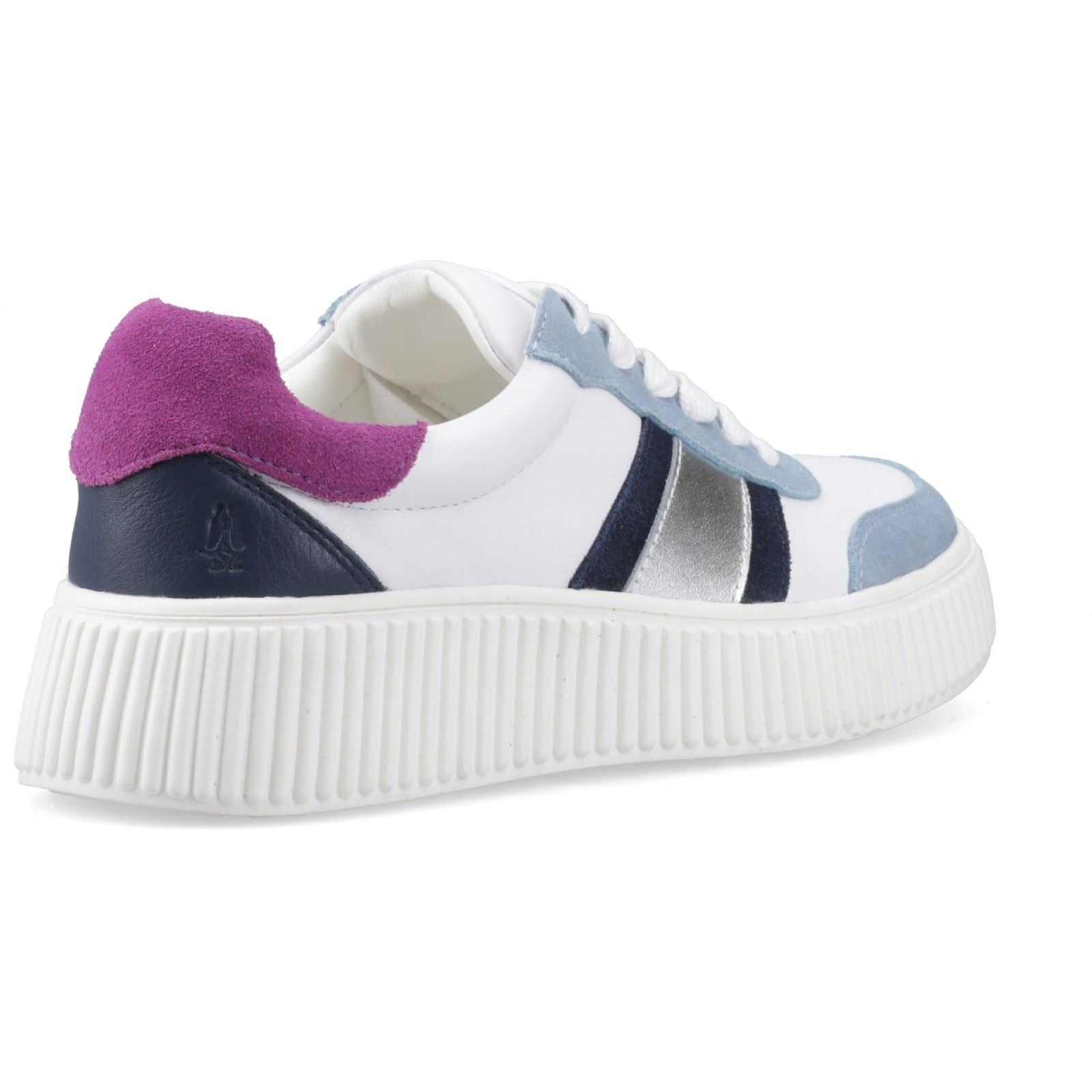 Hush Puppies Holly Baskets Argentées Pour Femmes Suède