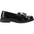 Hush Puppies Verity Kiltie Mocassins Noirs Pour Femmes En Cuir