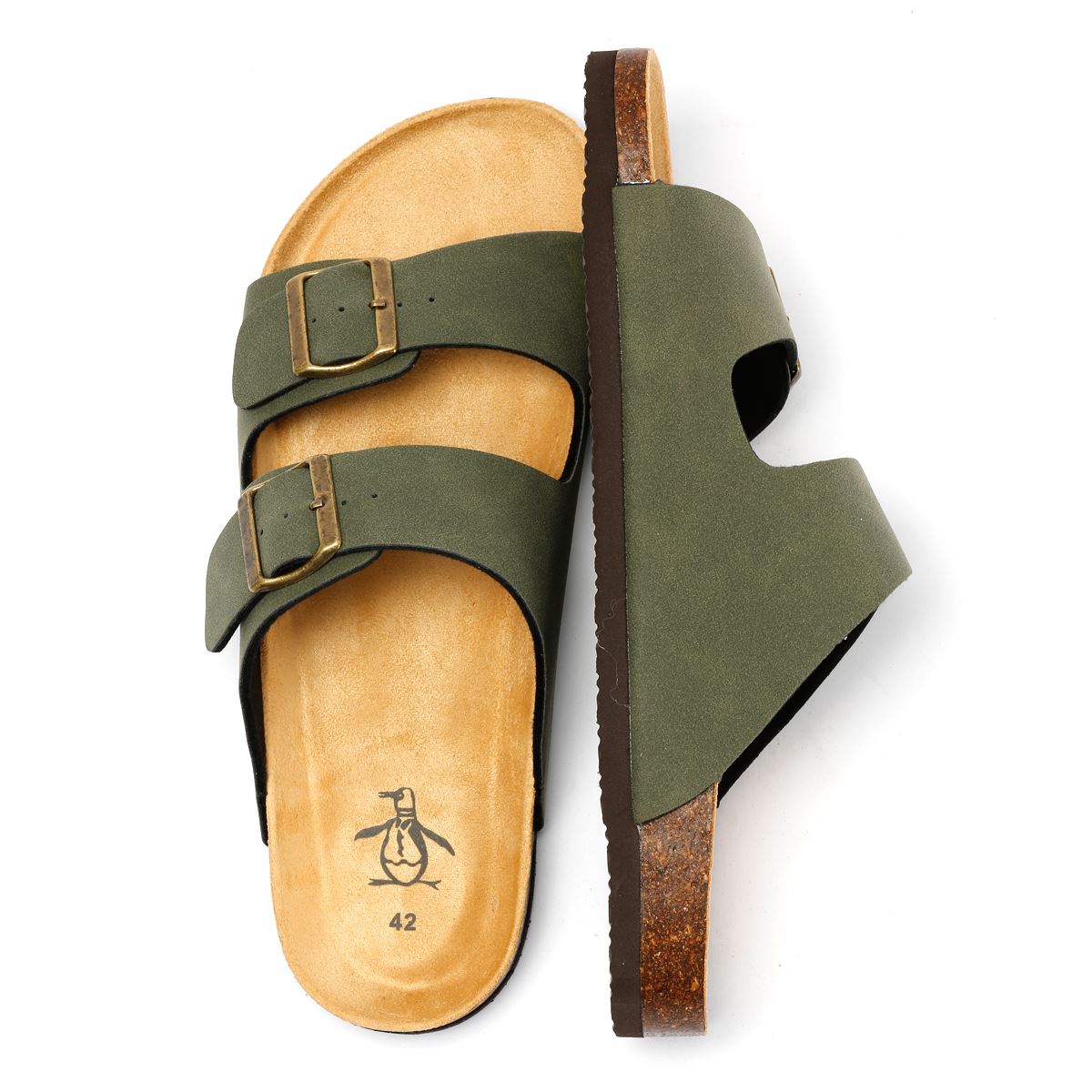 Penguin Port 2 Sandales Vertes Pour Hommes