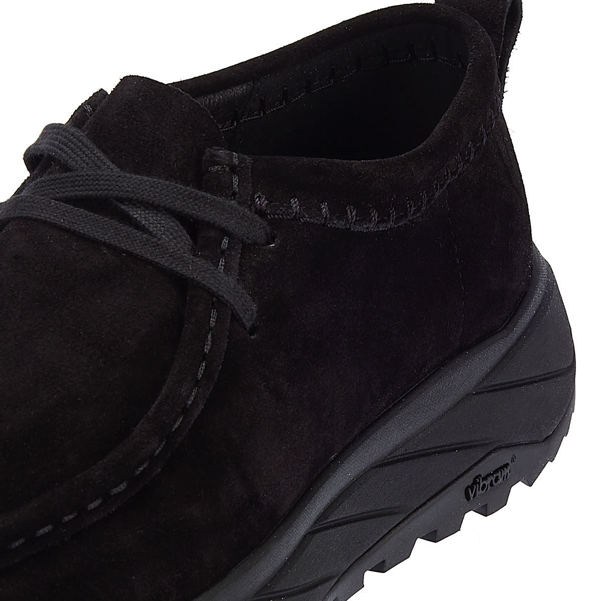 Clarks Originals Walla Eden Lo Mocassins Noirs En Daim Pour Homme