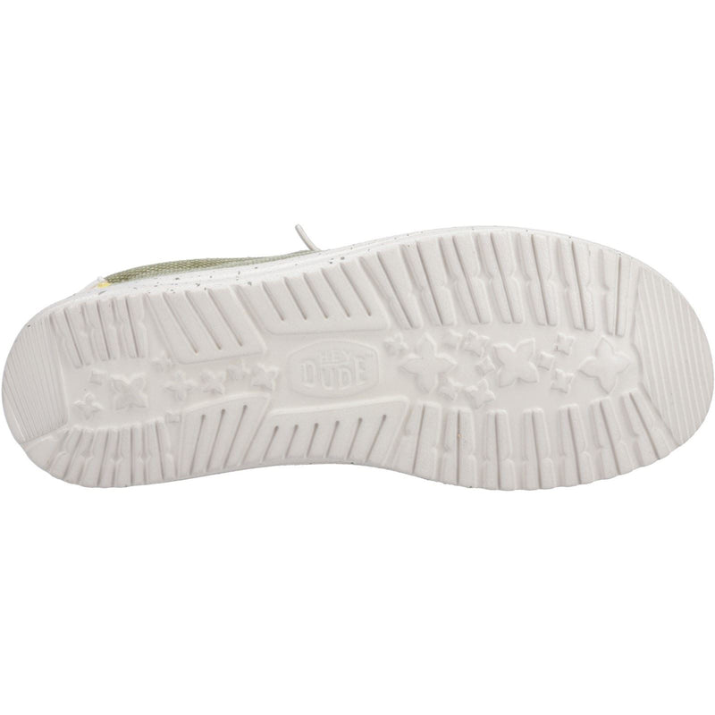 HEYDUDE Wally Coastline Chaussures Bateau Pour Homme En Tissu Olive