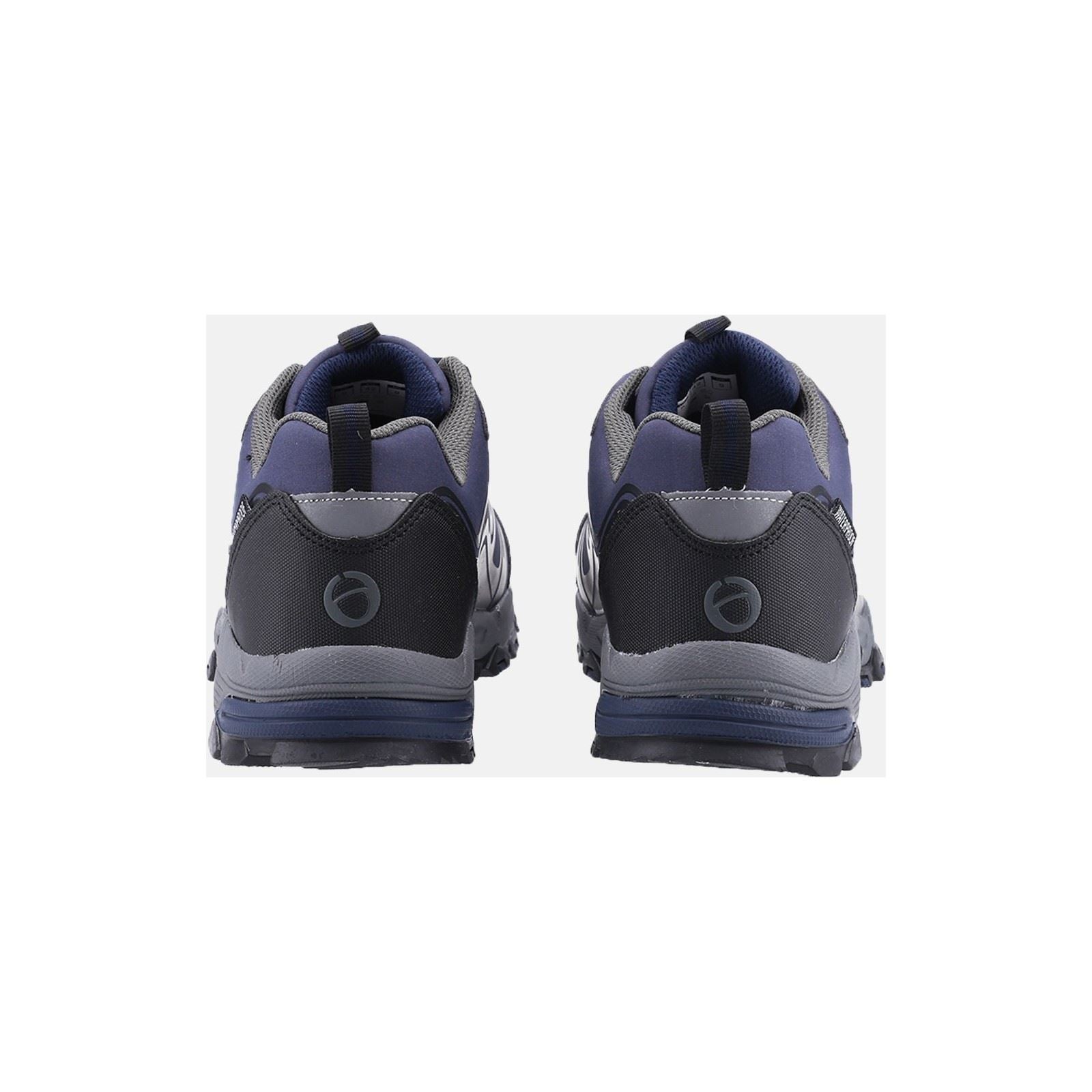 Cotswold Abbeydale Low Bottes De Randonnée Pour Hommes En Synthétique Bleu/Noir/Gris