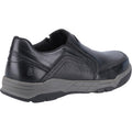 Hush Puppies Fletcher Mocassins Noirs En Cuir Pour Hommes
