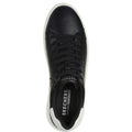 Skechers Court Break Suit Sneaker Baskets Noires Pour Homme En Matière Synthétique