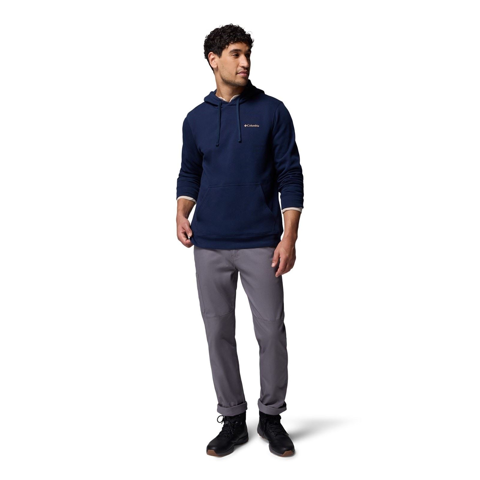 Columbia Columbia Trek Graphic Hoodie Haut De Sweat À Capuche Graphique Trek En Coton Pour Homme, Bleu
