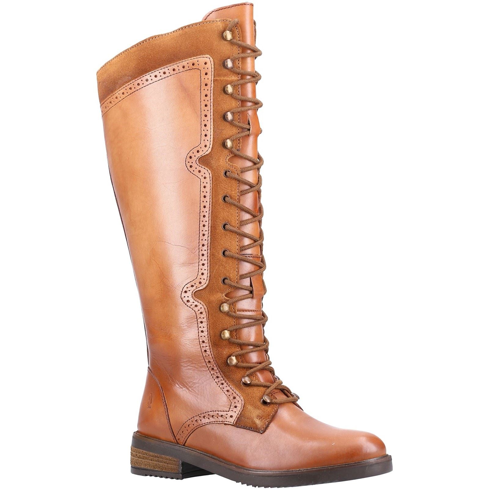 Hush Puppies Rudy Bottes En Daim Pour Femme En Couleur Beige