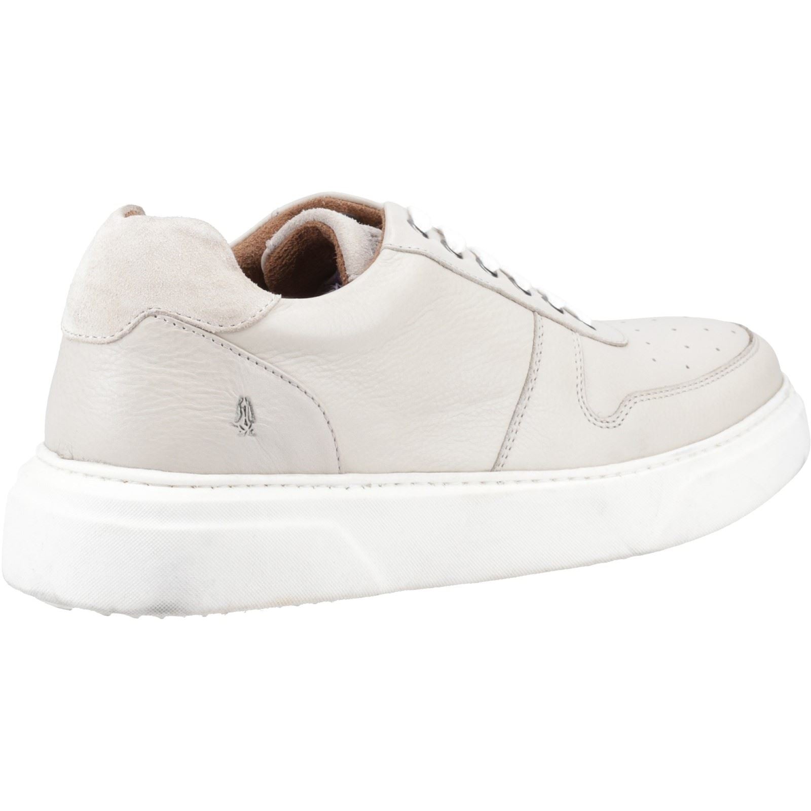 Hush Puppies Wyatt Chaussures De Sport Pour Hommes En Cuir Couleur Taupe