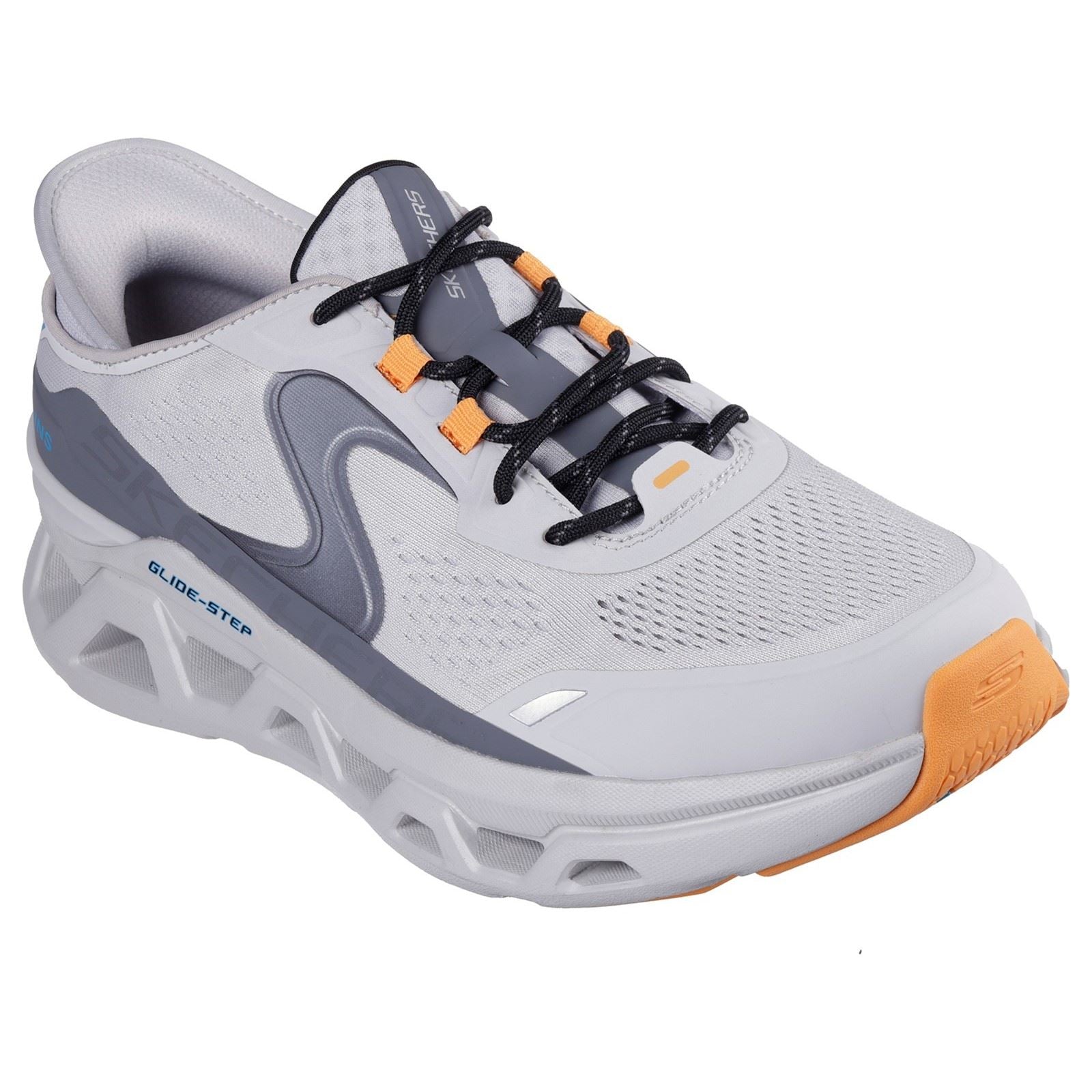 Skechers Glide-Step Altus Baskets Grises/Charbon Synthétiques Pour Hommes