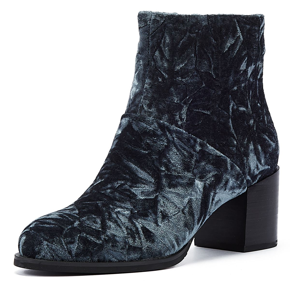 Shoe The Bear Ceci Bottes Grises Pour Femmes En Velours Profond Blush
