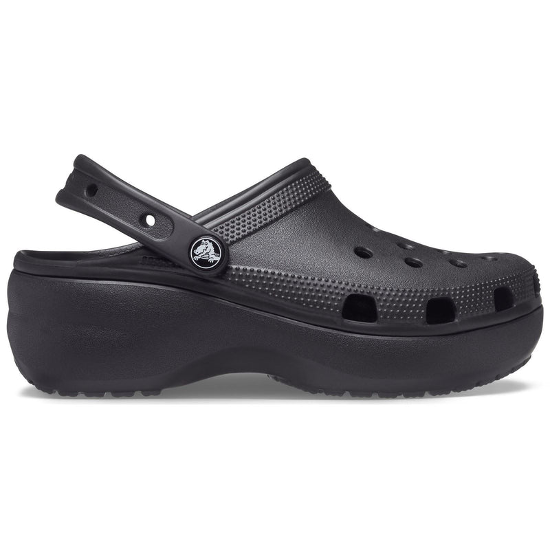 Crocs Classic Platform Sabots noirs pour Femmes en Thermoplastique