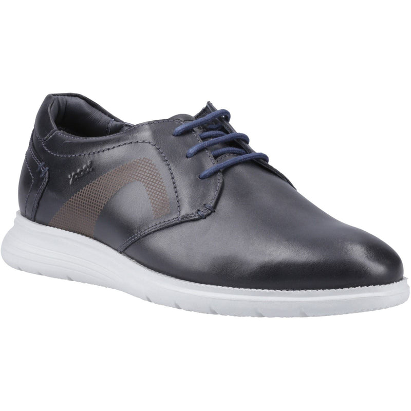 Pod Aston Chaussures À Lacets En Cuir Pour Hommes, Bleu Marine