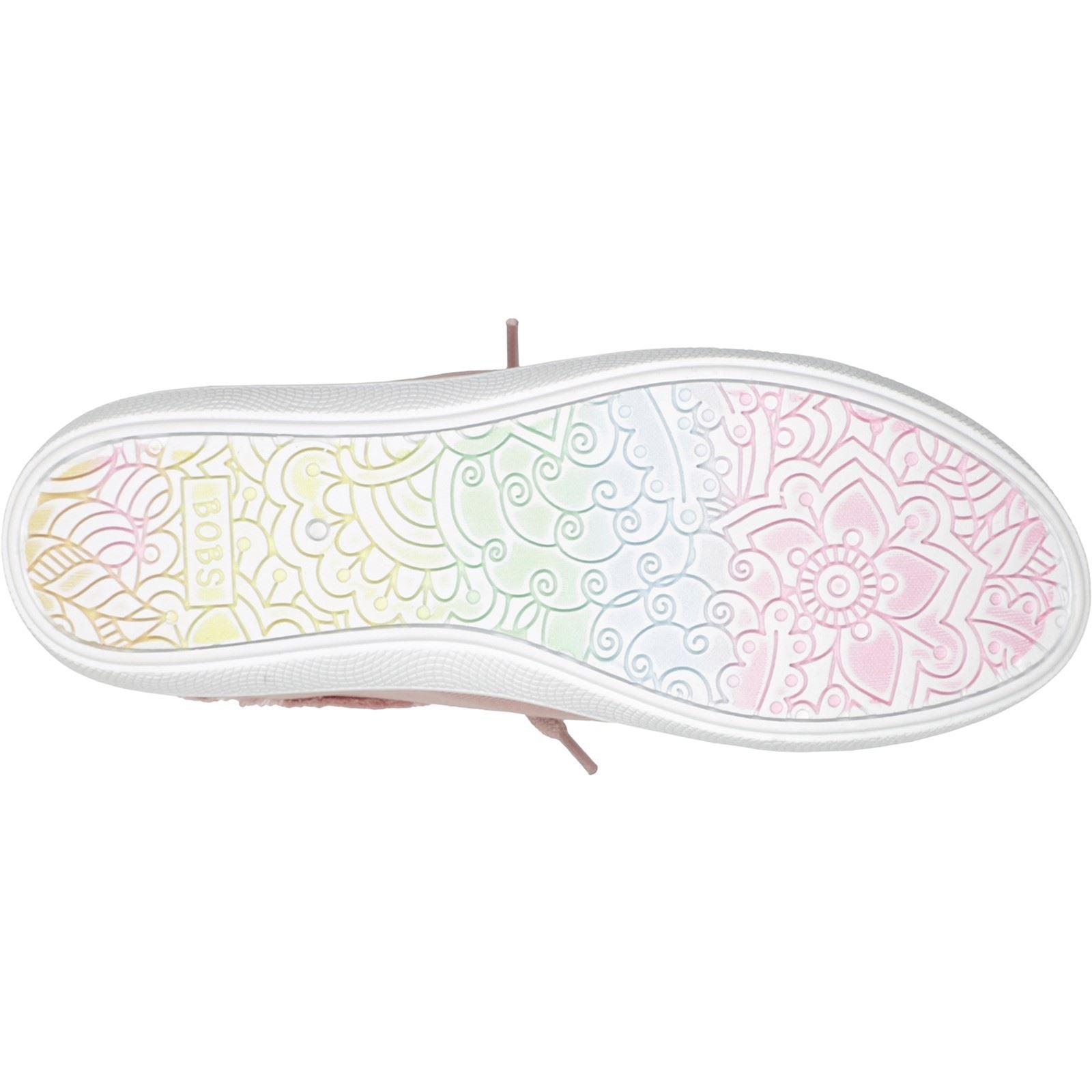 Skechers BOBS B Cute Sneakers En Coton Pour Femmes, Couleur Rose