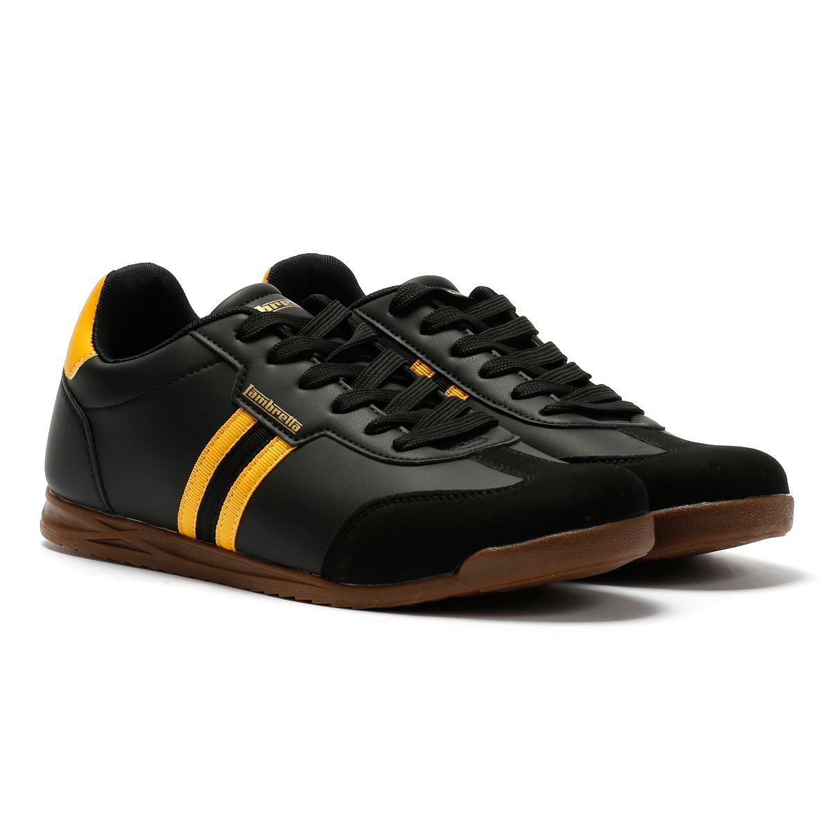 Lambretta Tackle Baskets Noires Pour Hommes