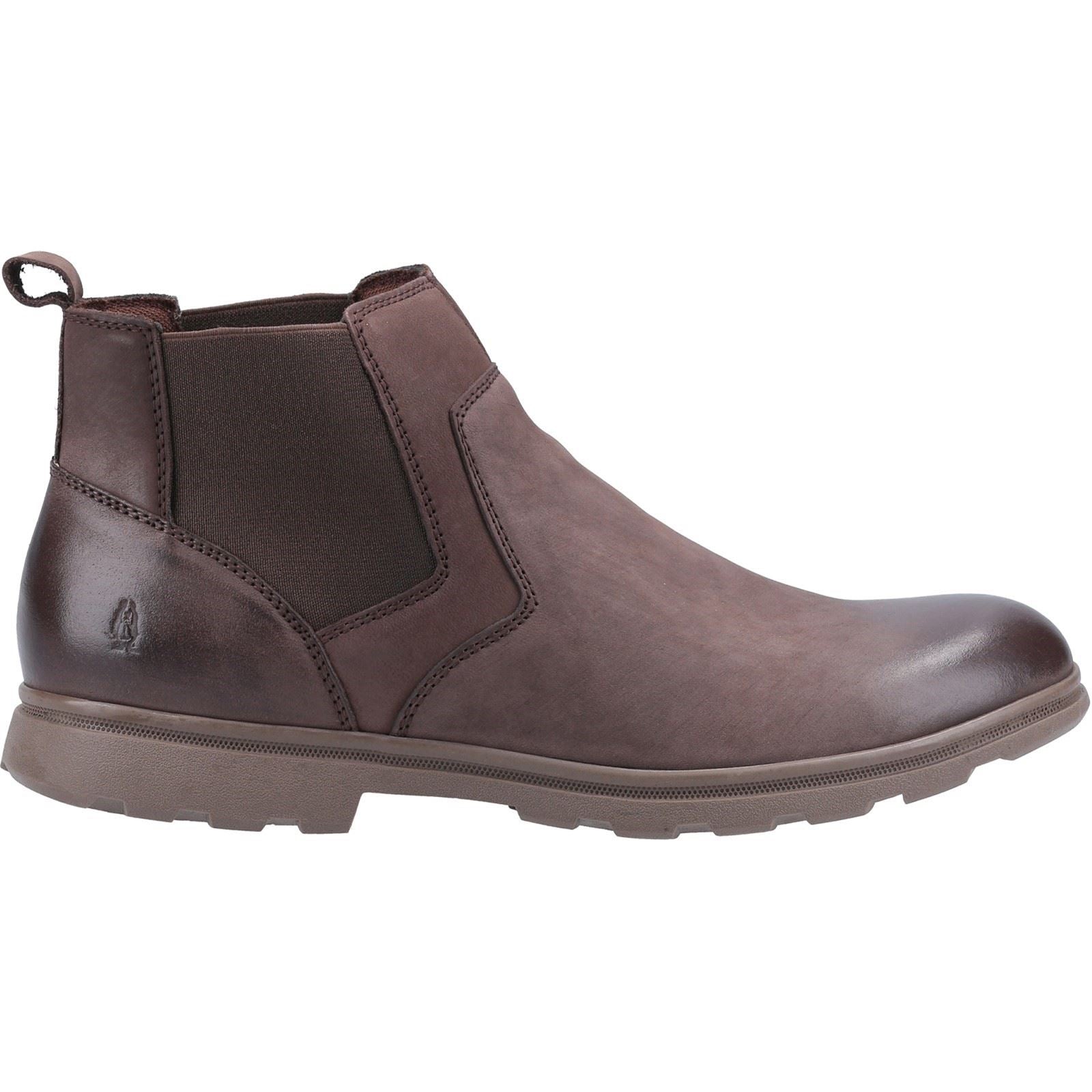 Hush Puppies Tyrone Bottes En Cuir Marron Pour Hommes