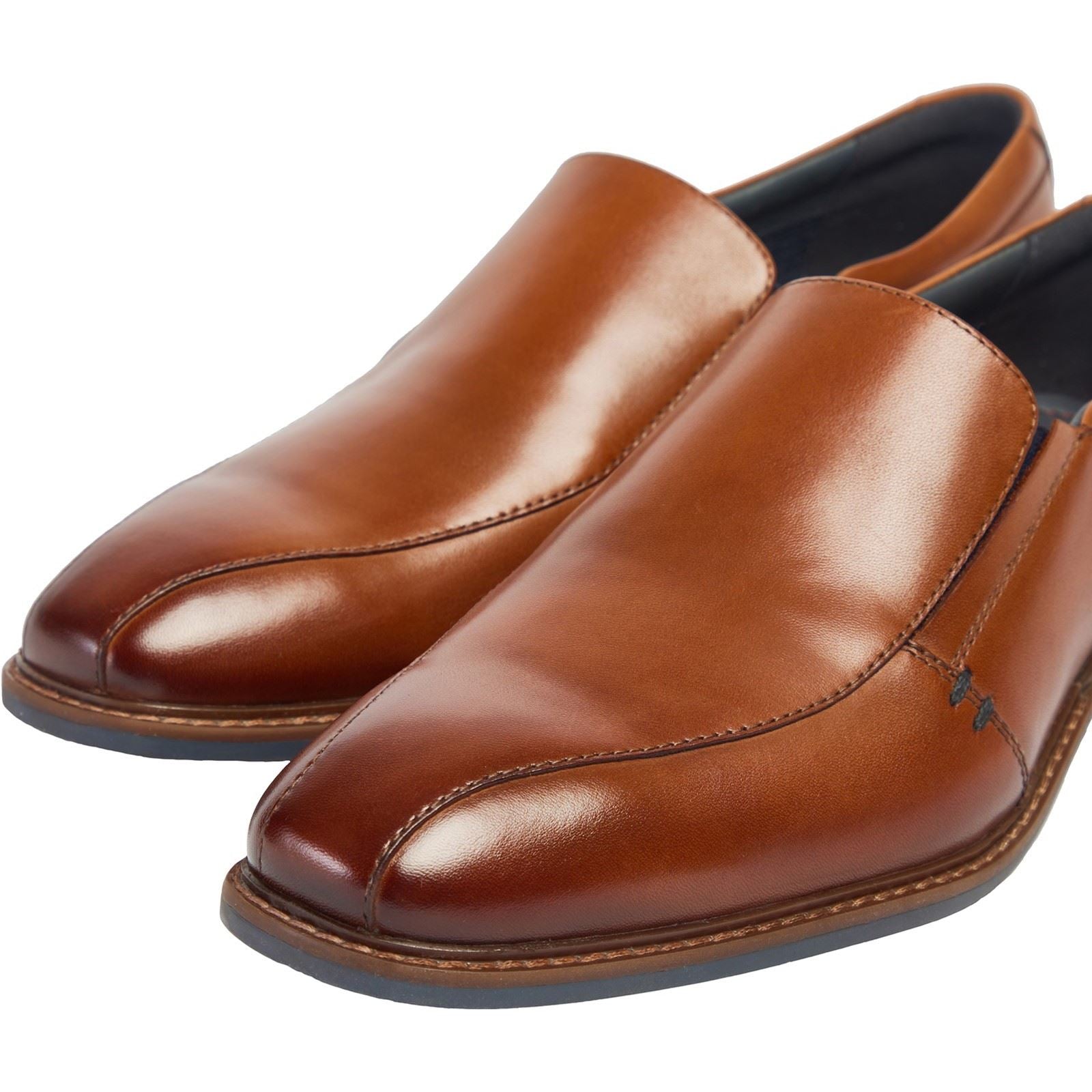 Pod Spear Chaussures En Cuir Pour Hommes Slip-On Couleur Cognac