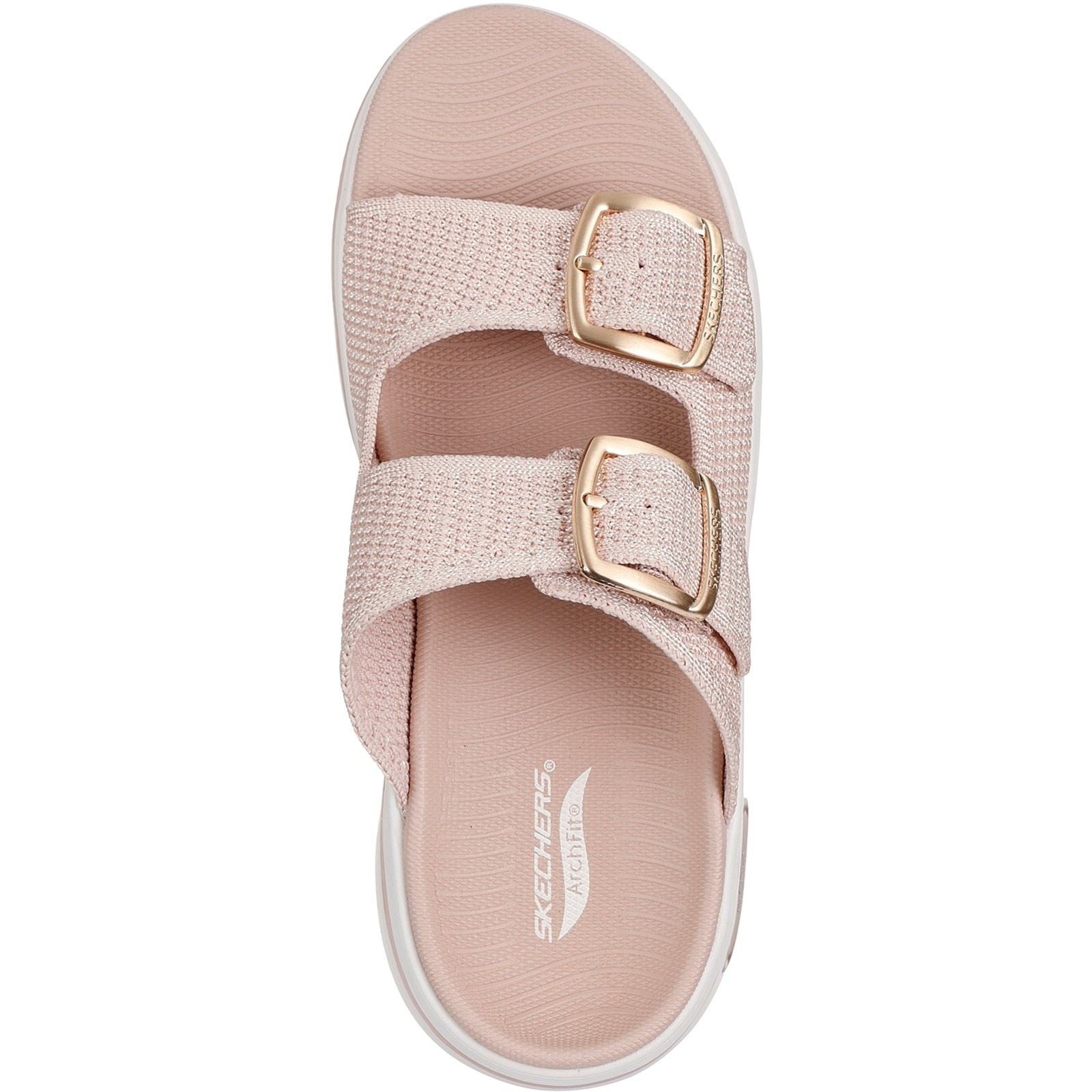 Skechers Go Walk Arch Fit 2.0 Destined Sandales Femme En Tissu Blush