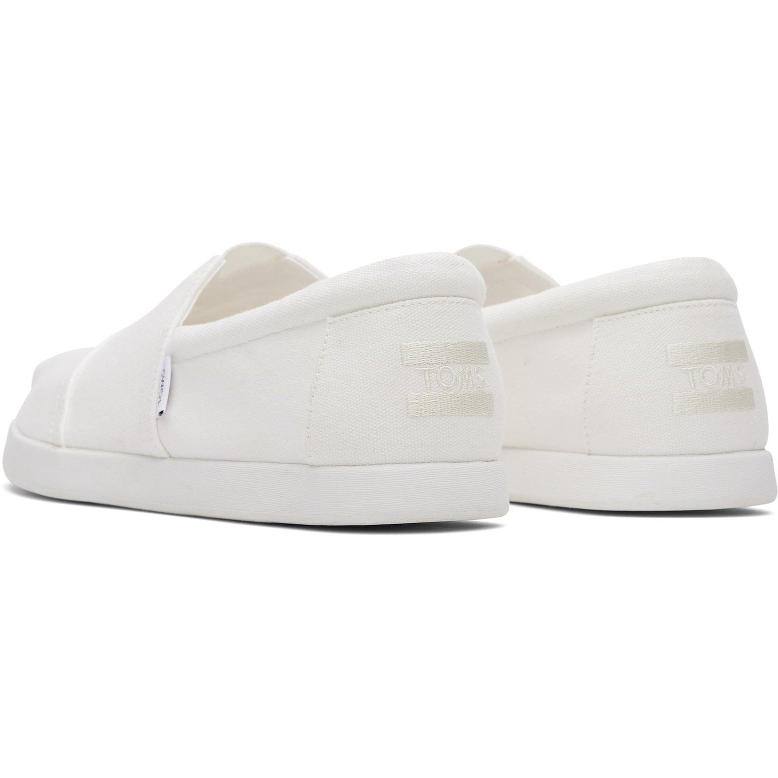 TOMS Alpargata Forward Espadrilles Blanches Pour Hommes En 100% Coton