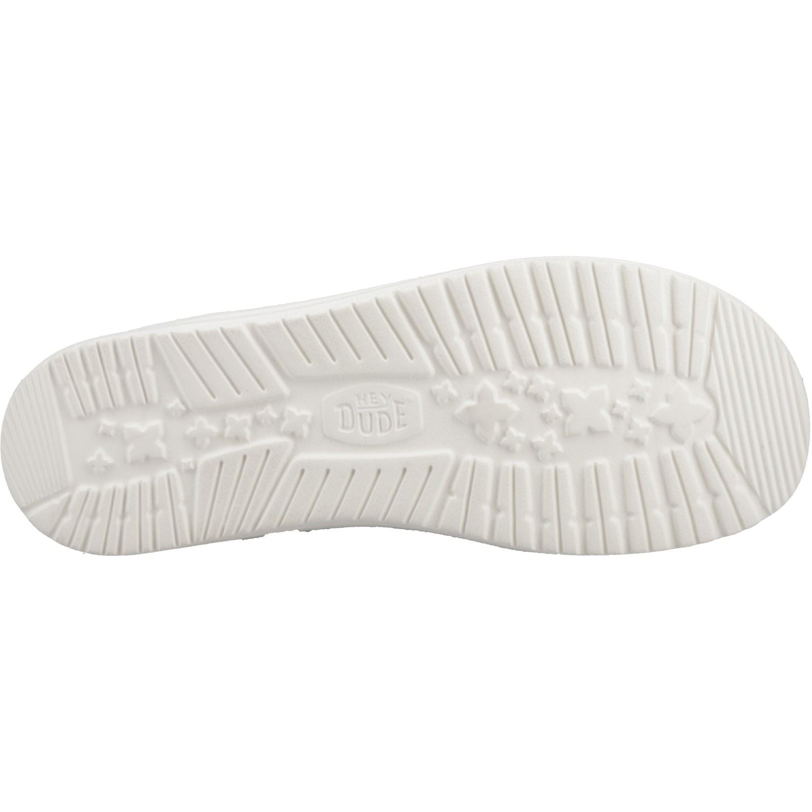 HEYDUDE Wendy Funk Surf Baja Chaussures Mocassins Pour Femme En Mélange De Coton Noir/Multicolore