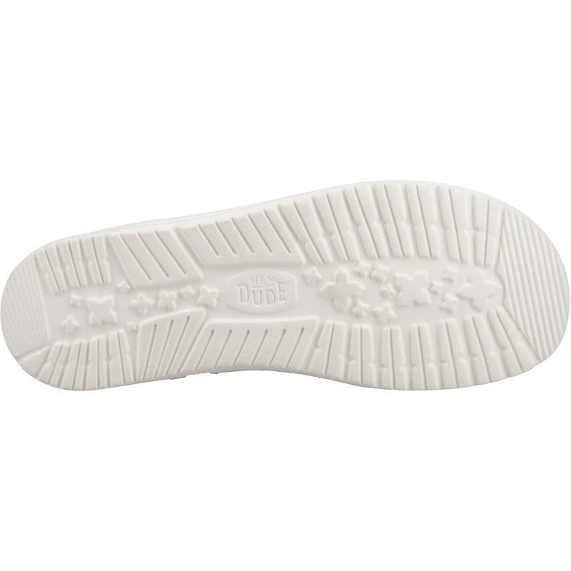 HEYDUDE Wendy Funk Surf Baja Chaussures Mocassins Pour Femme En Mélange De Coton Noir/Multicolore