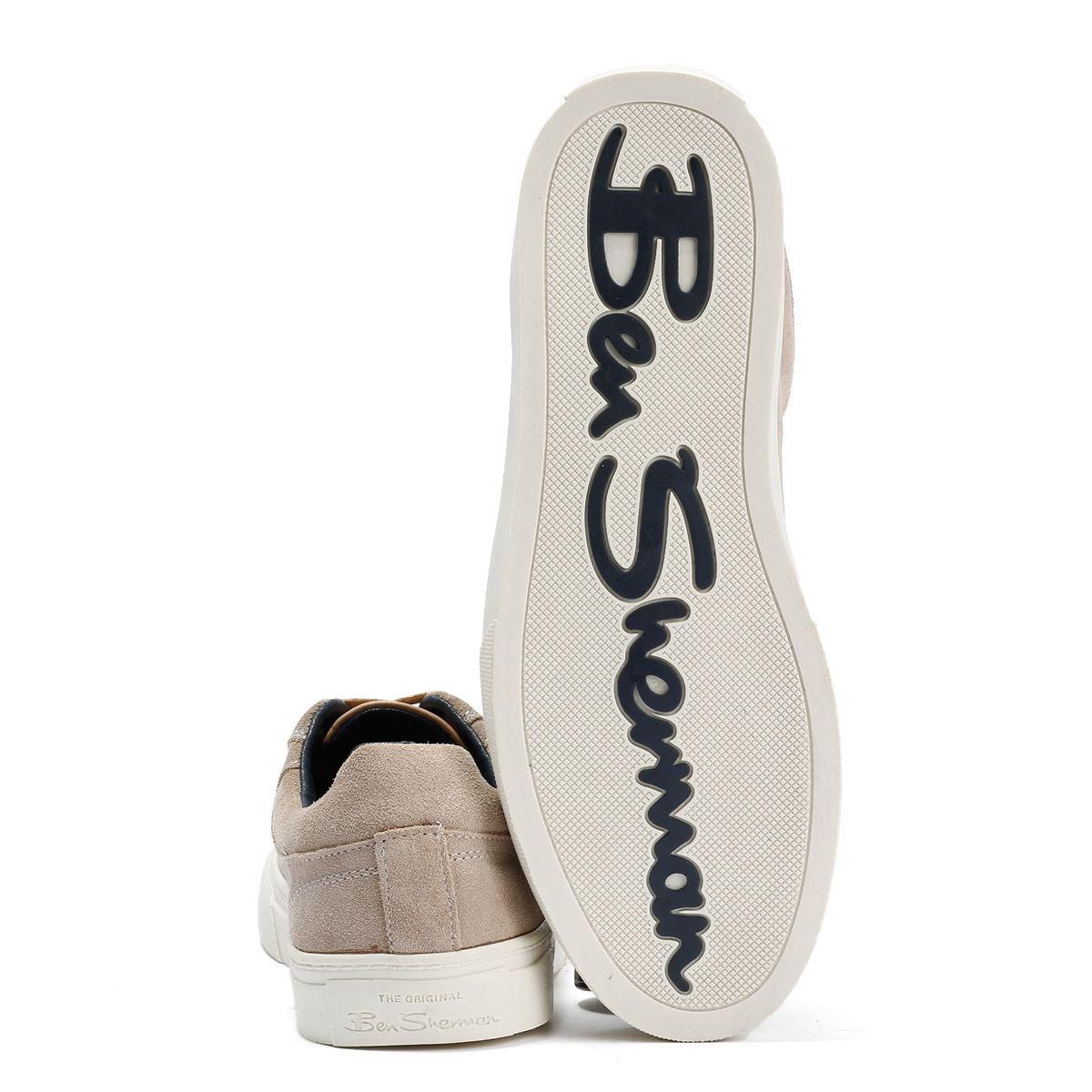 Ben Sherman Bentley II Baskets Grises Pour Hommes En Suede
