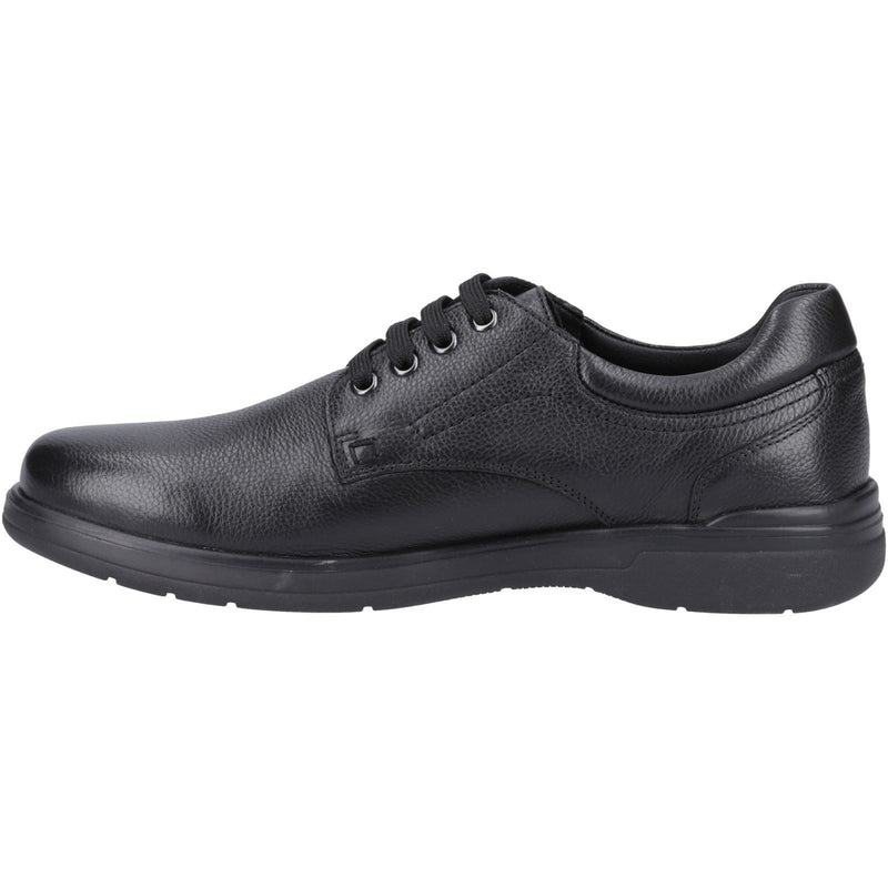 Hush Puppies Marco Chaussures En Cuir Noir À Lacets Pour Hommes