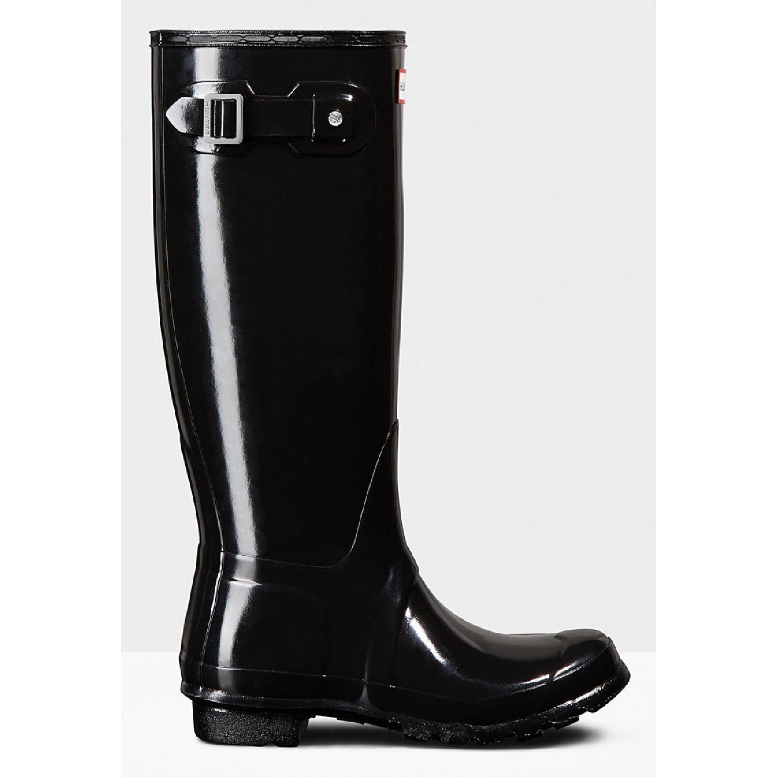 Hunter Original Tall Gloss Bottes En Caoutchouc Pour Femmes, Noires