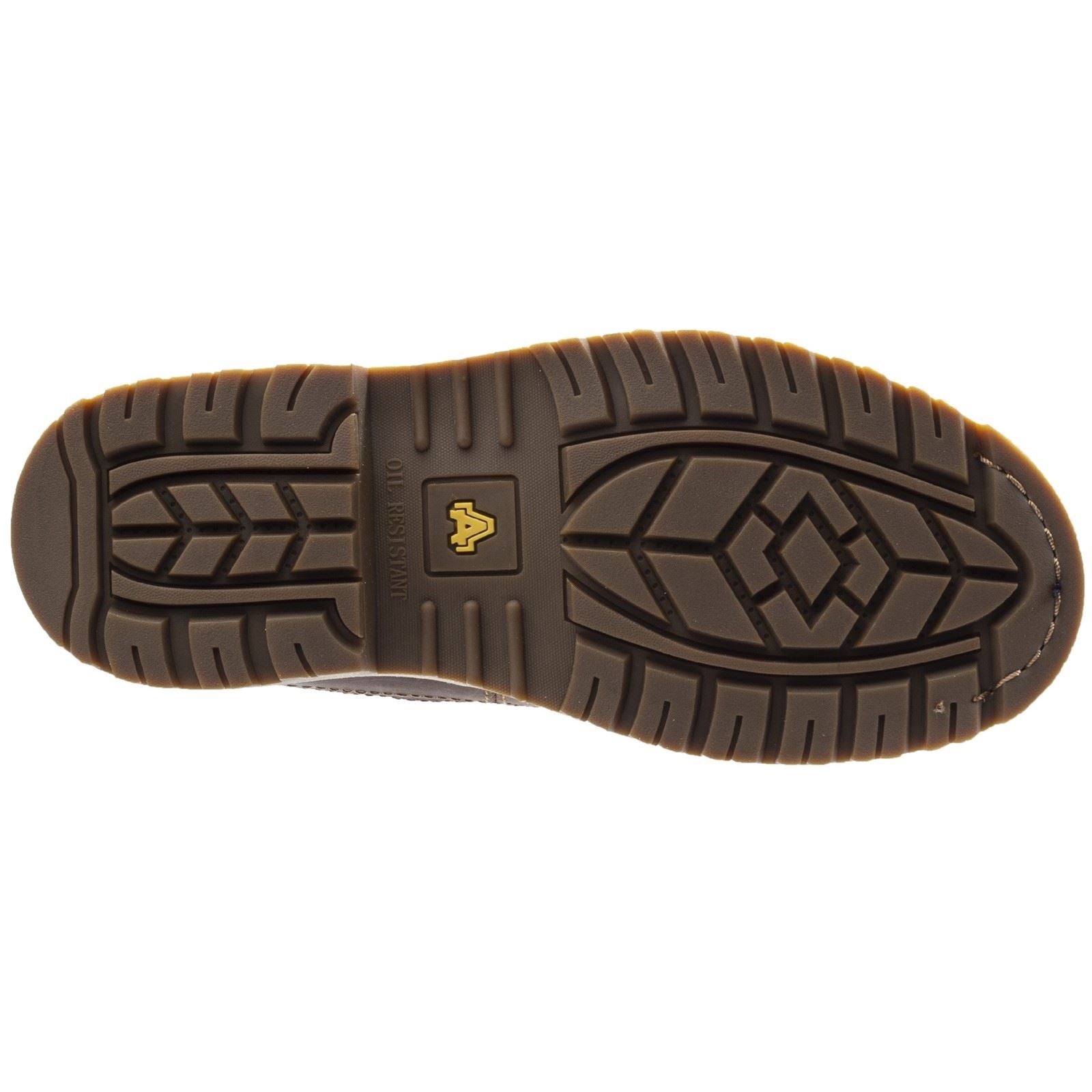 Amblers Safety Bottes De Sécurité Pour Femmes En Cuir Marron Alice As101