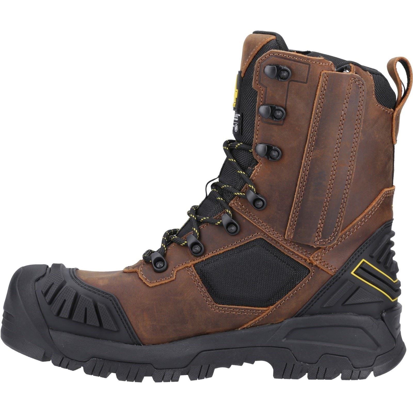Amblers Safety Bottines De Sécurité En Cuir Brun Detonate