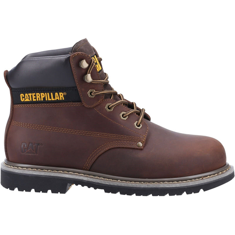 Caterpillar Bottes De Sécurité Powerplant S3 En Nubuck Marron