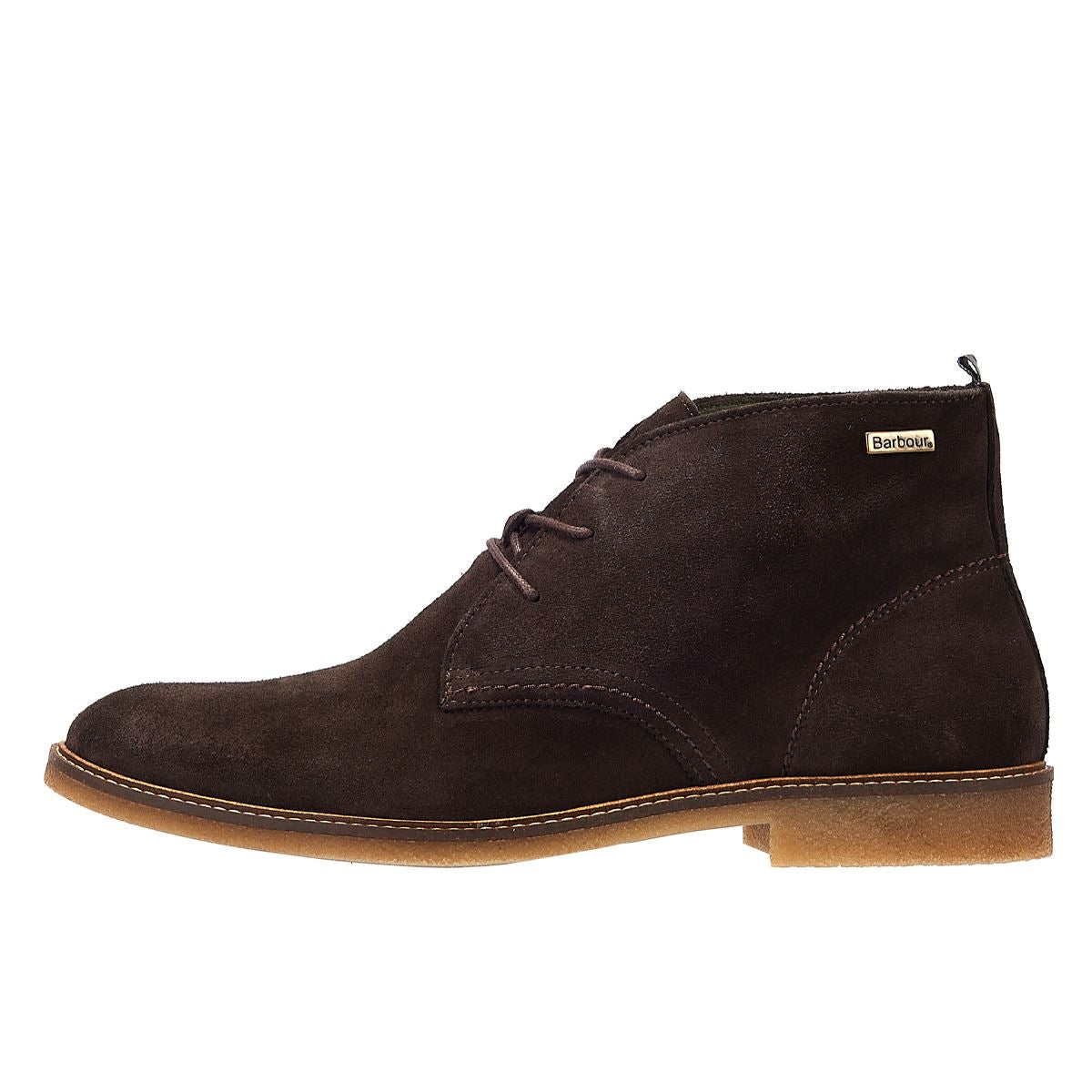 Barbour Sonoran Choco Suede Bottes Marron Foncé Pour Hommes
