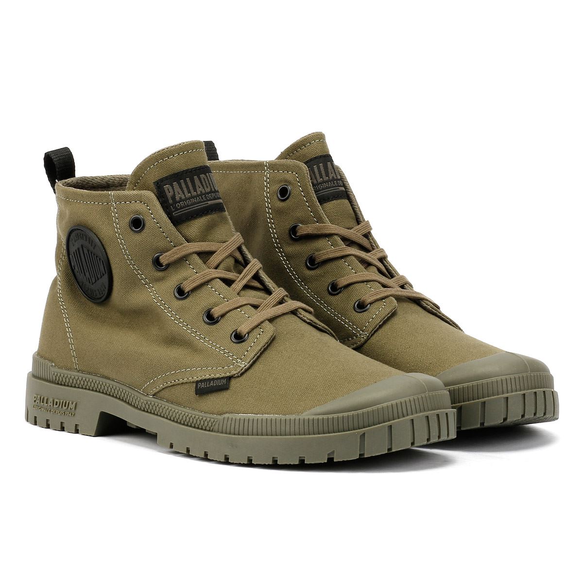 Palladium SP20 Hi CVS Bottes Vertes En Toile