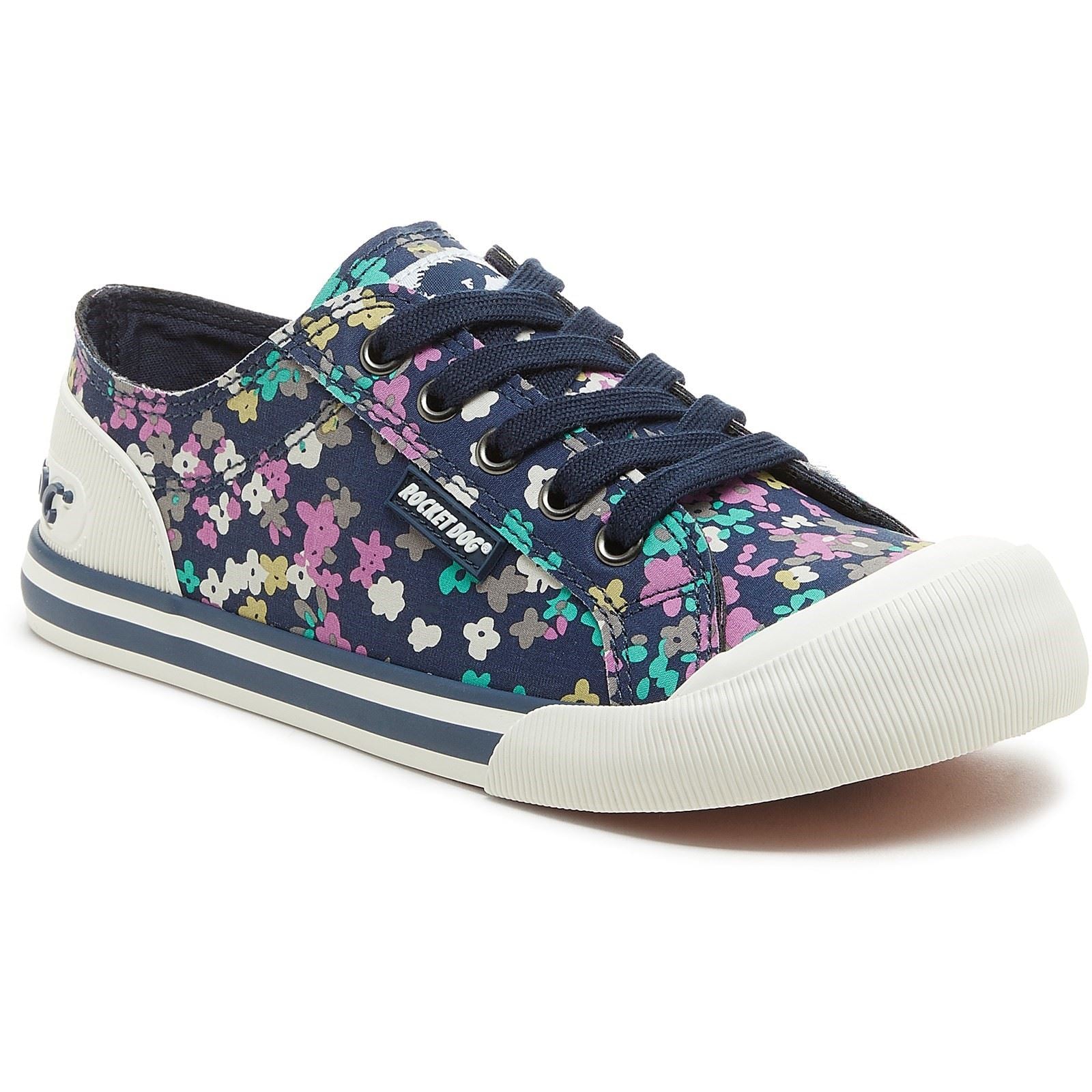 Rocket Dog Jazzin Annie Baskets En Coton Pour Femmes Couleur Navy