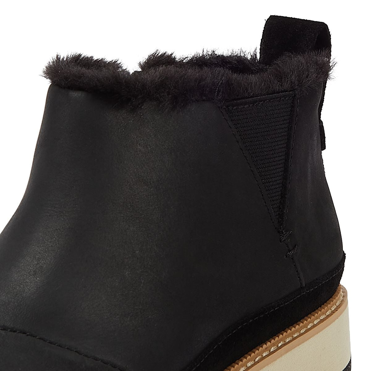 TOMS Bottes Noires Pour Femmes En Nubuck Huilé Marlo