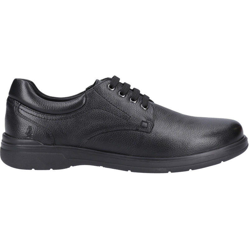 Hush Puppies Marco Chaussures En Cuir Noir À Lacets Pour Hommes