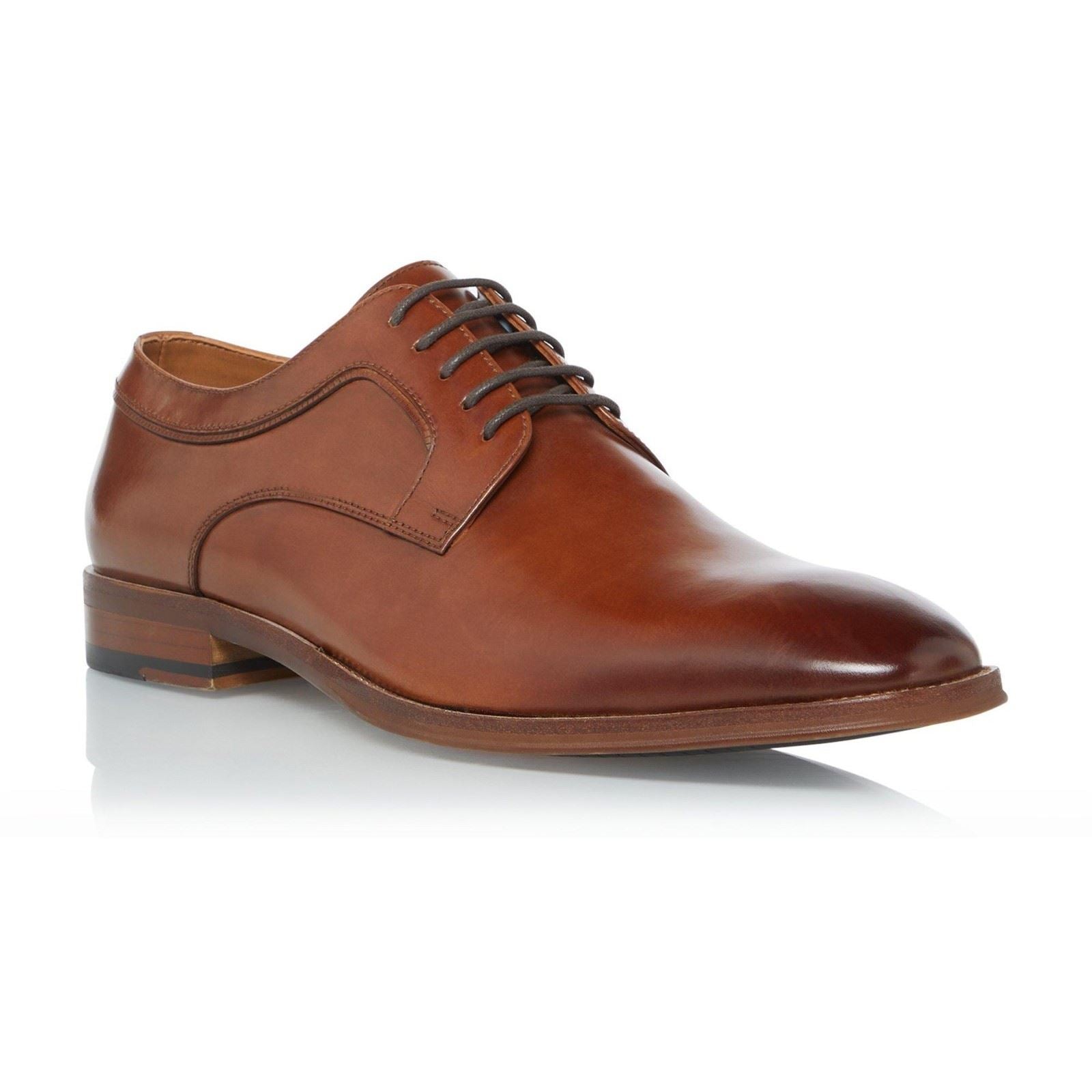 Dune Sparrows Chaussures Oxford Marron En Cuir Pour Hommes