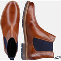 Hush Puppies Justin Chelsea Bottes En Cuir Pour Homme Marron Clair