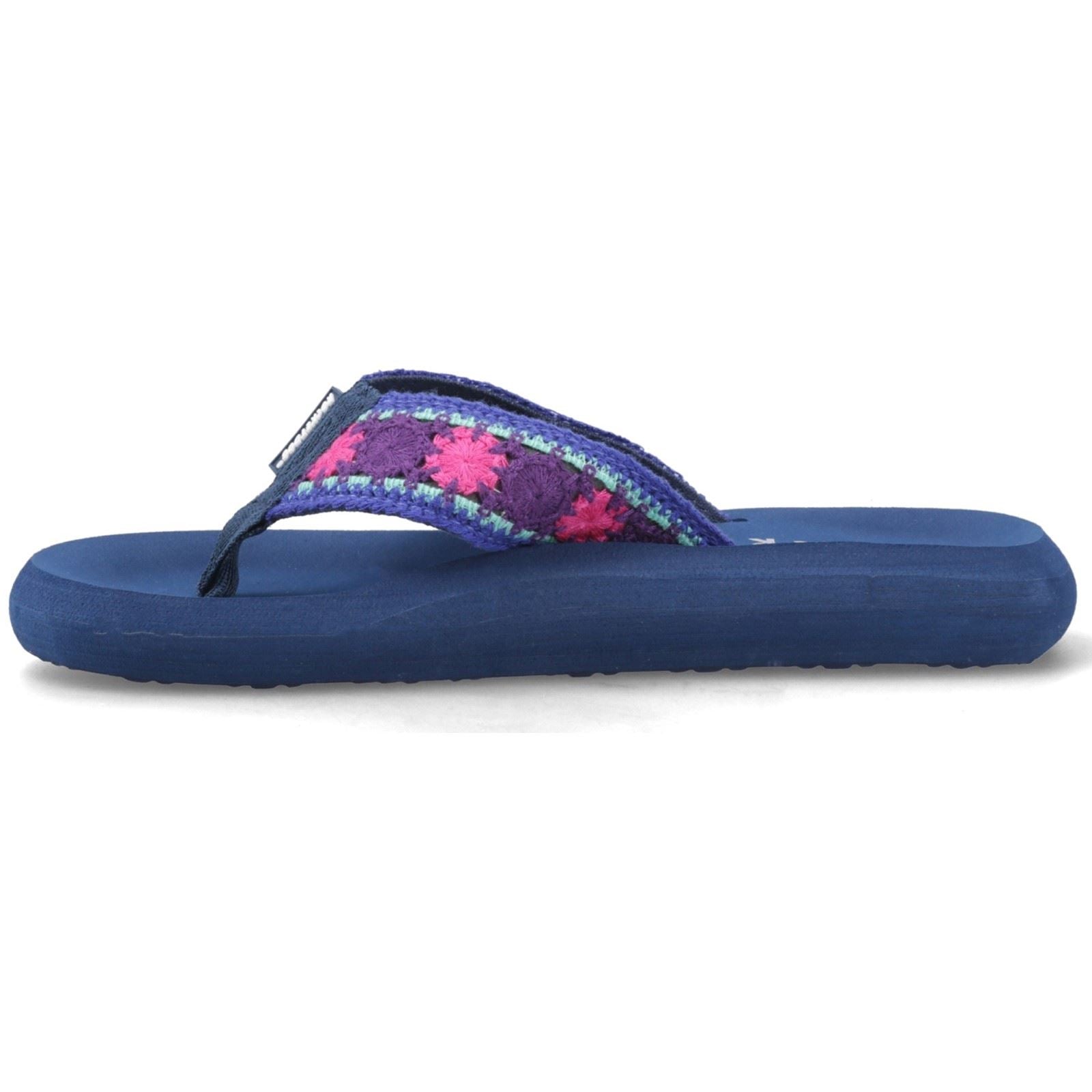 Rocket Dog Spotlight Marlow Tongs Femme Textiles Violet/Multi