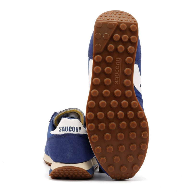 Saucony Trainer 80 Baskets En Daim Bleu