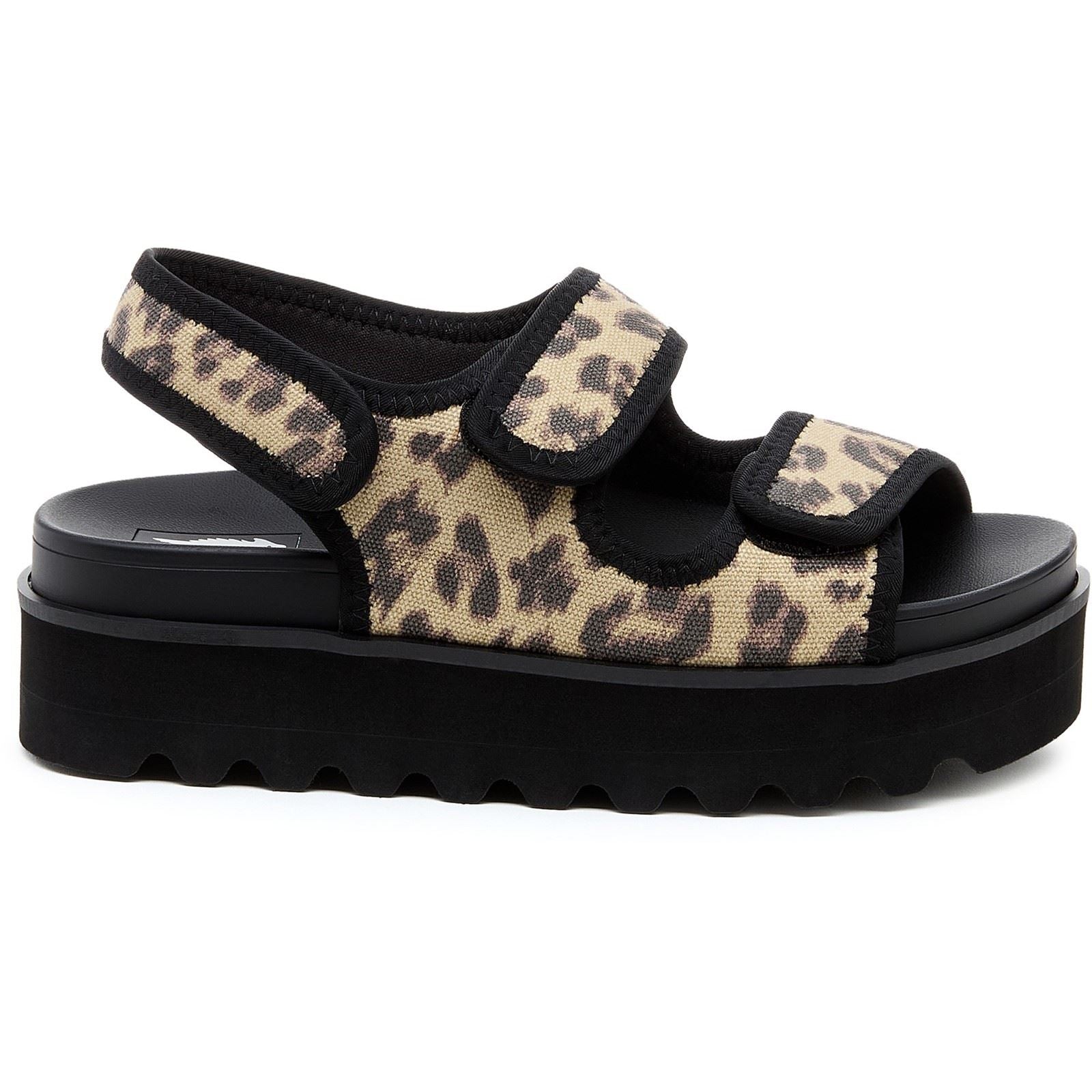 Rocket Dog Balmy Dexter Sandales Pour Femmes En Textile Beige/Noir
