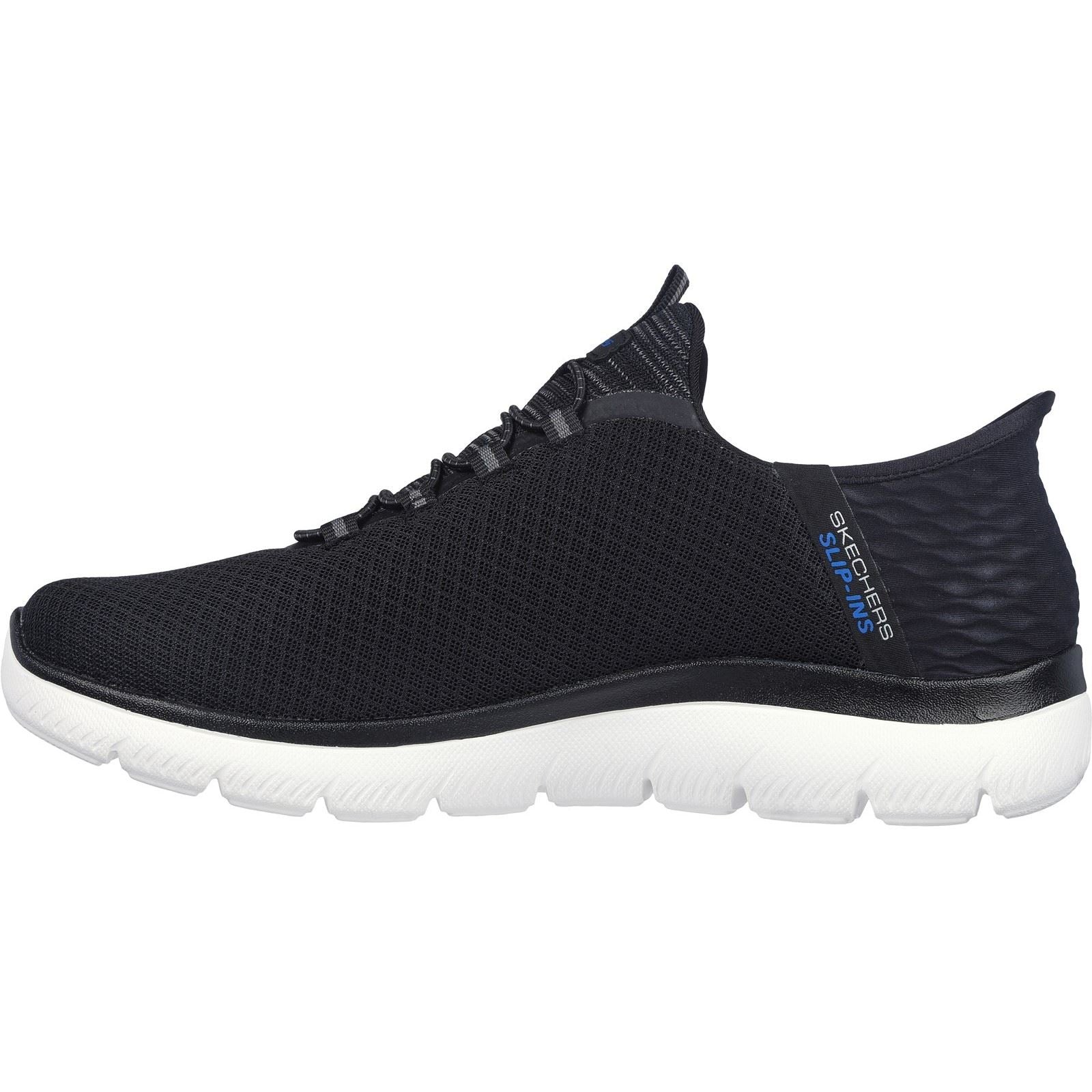 Skechers Summits - High Range Baskets Noires Pour Hommes En Polyester
