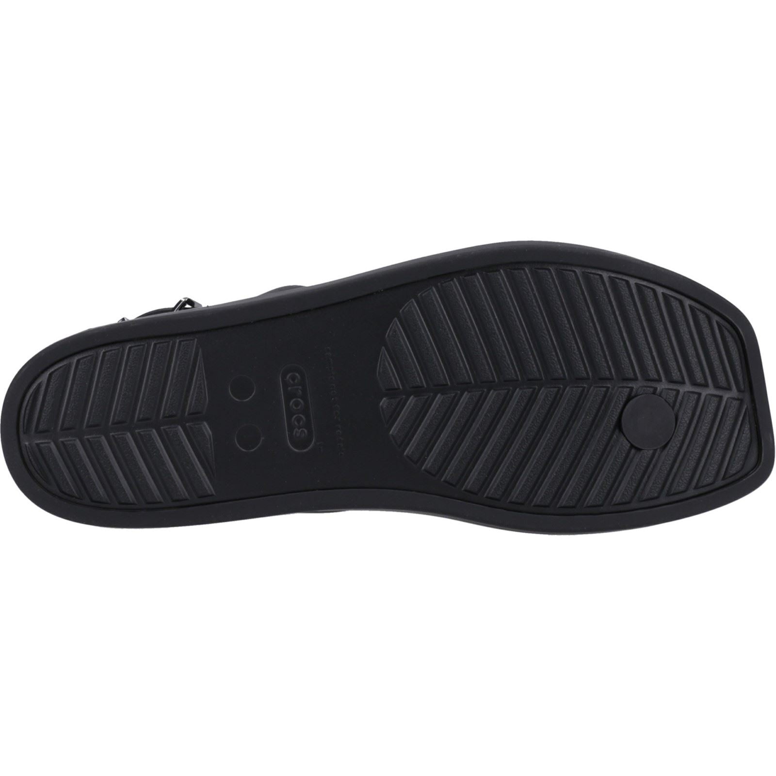 Crocs Miami Thong Flip Sandales Noires Pour Femmes En Tpu