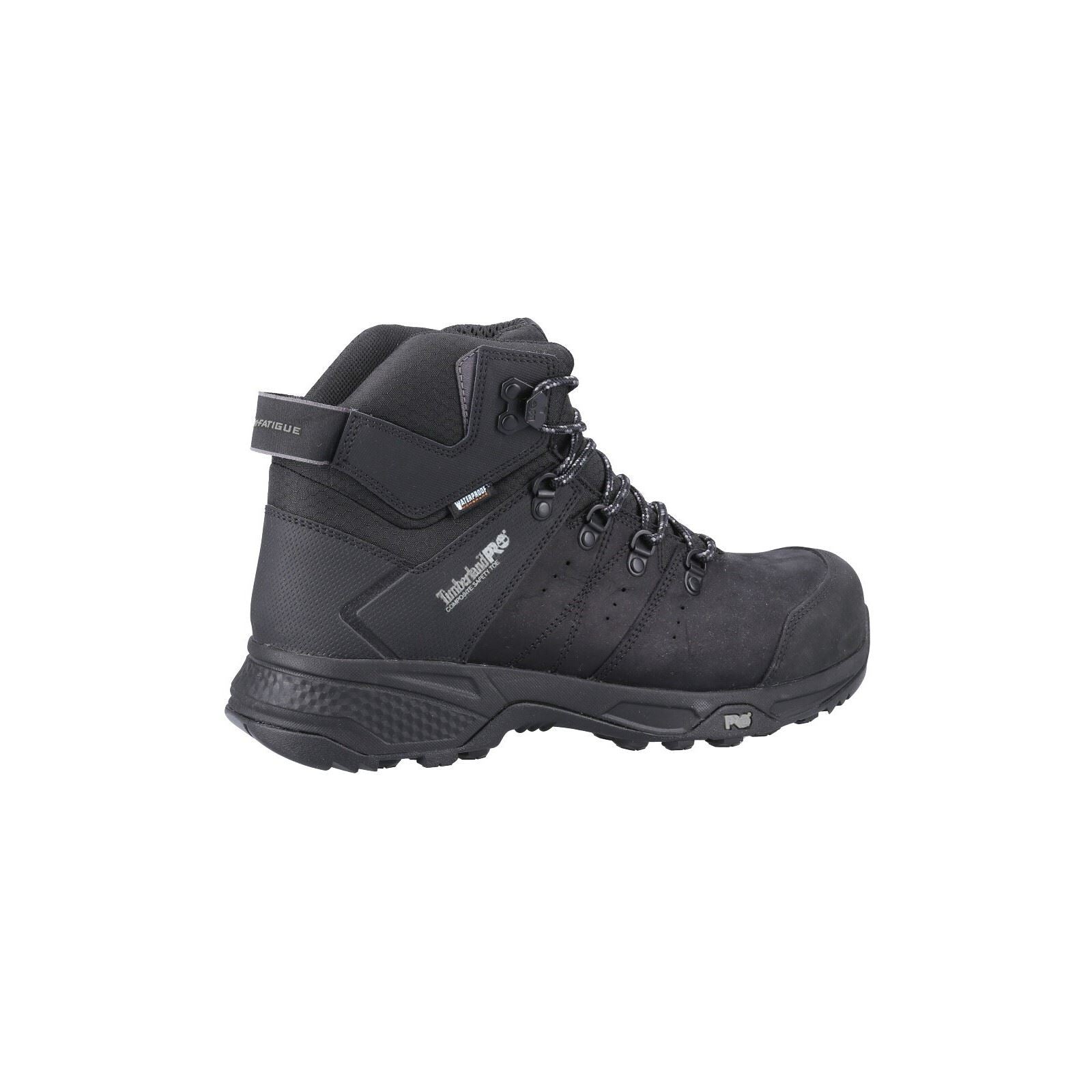 Timberland Pro Bottes De Sécurité En Cuir Noir Switchback