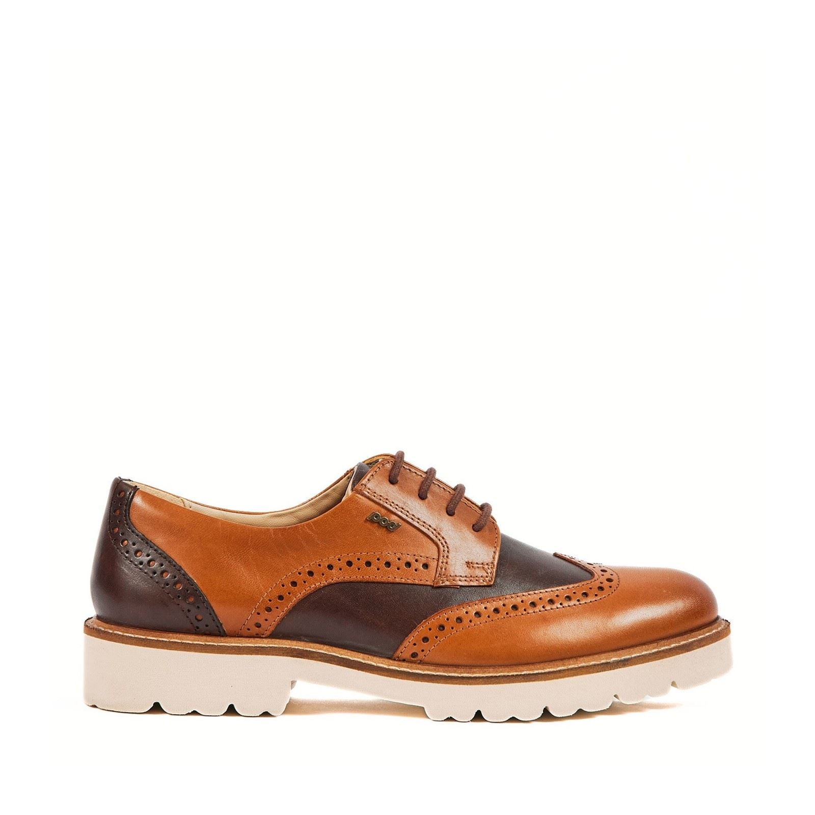 Pod Kortney Chaussures À Lacets En Cuir Pour Femmes, Couleur Tan, À Motifs Multiples